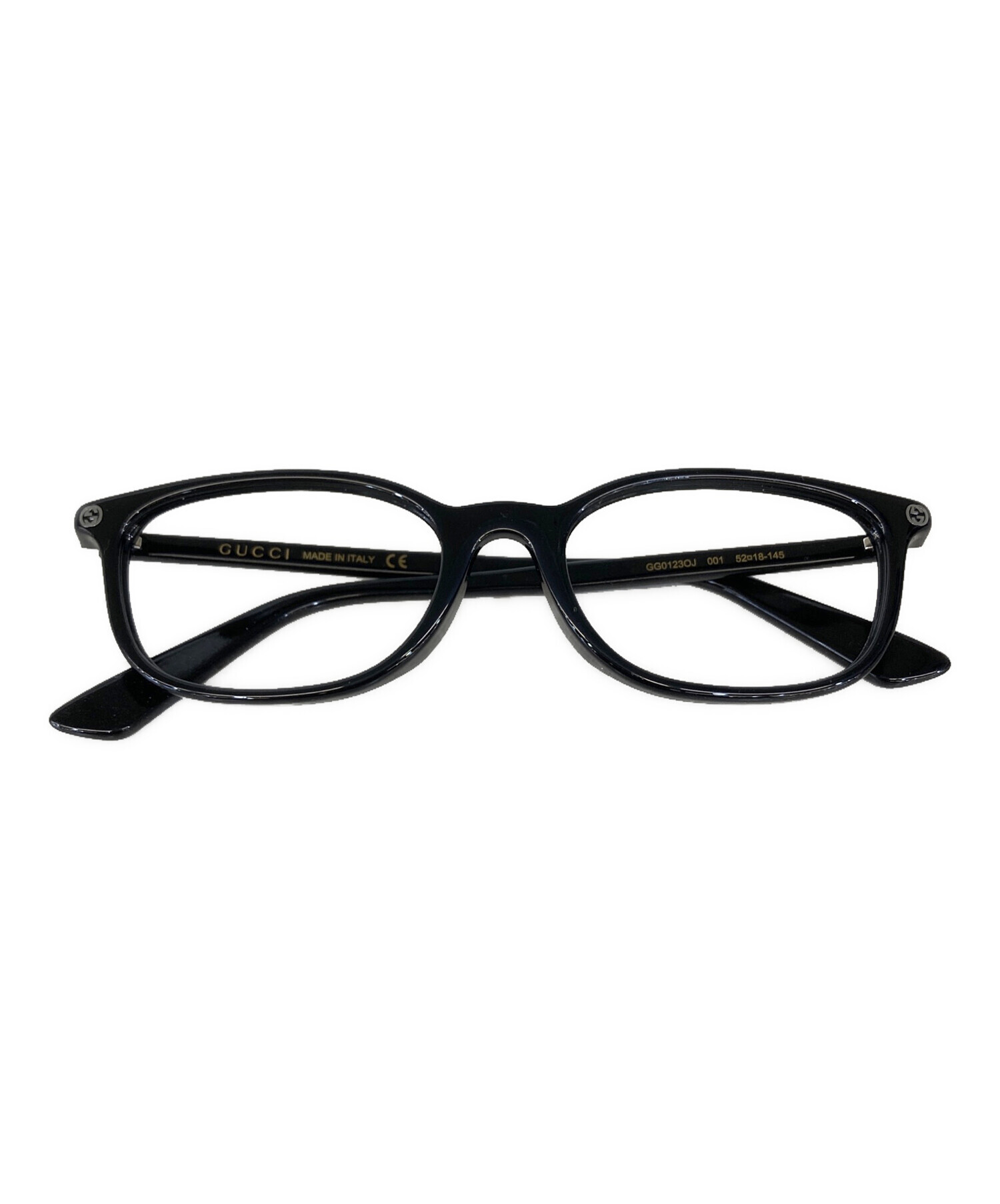 中古・古着通販】GUCCI (グッチ) 眼鏡フレーム ブラック｜ブランド
