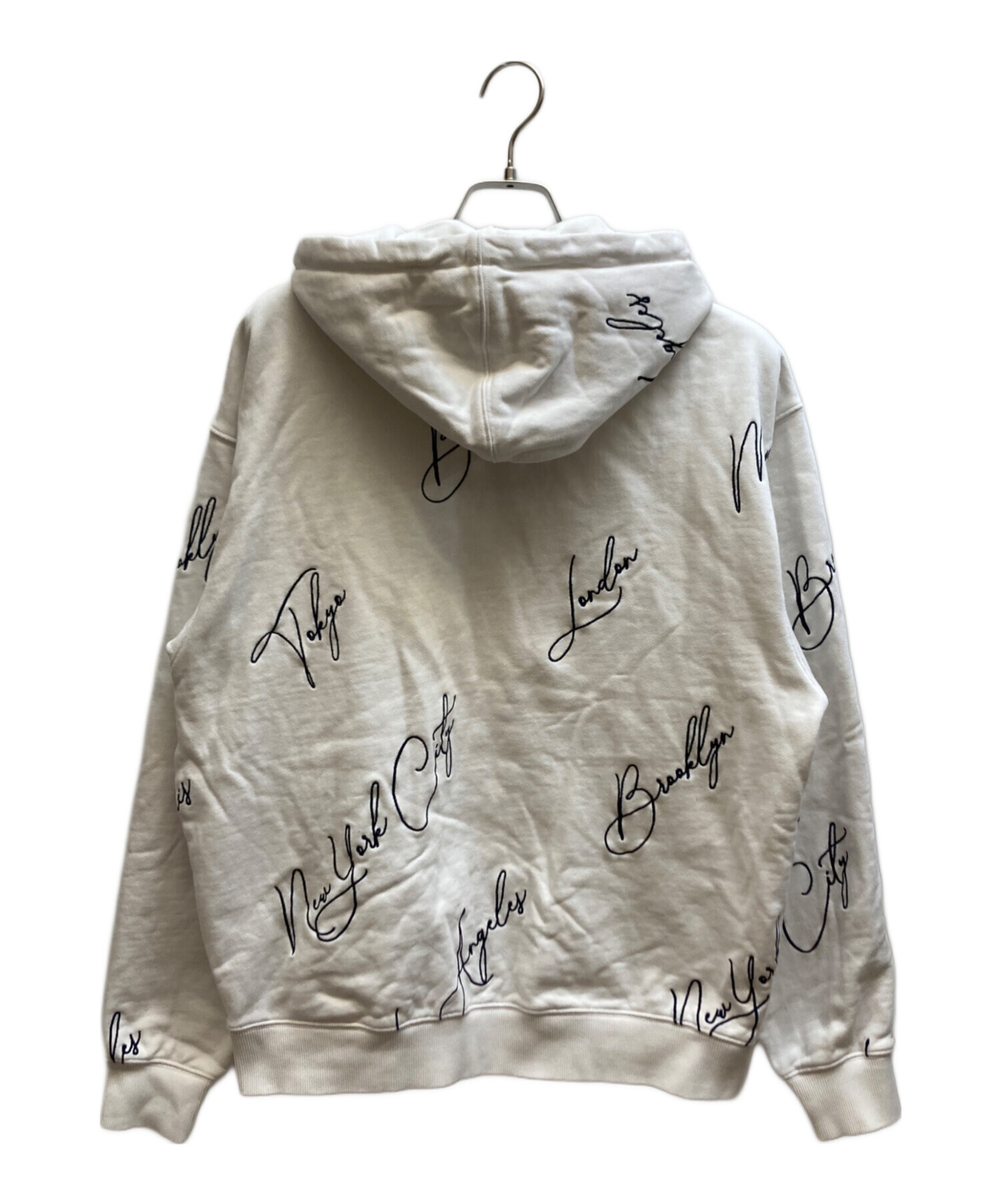 中古・古着通販】KITH (キス) City Script Hoodie/KHM030347 ホワイト