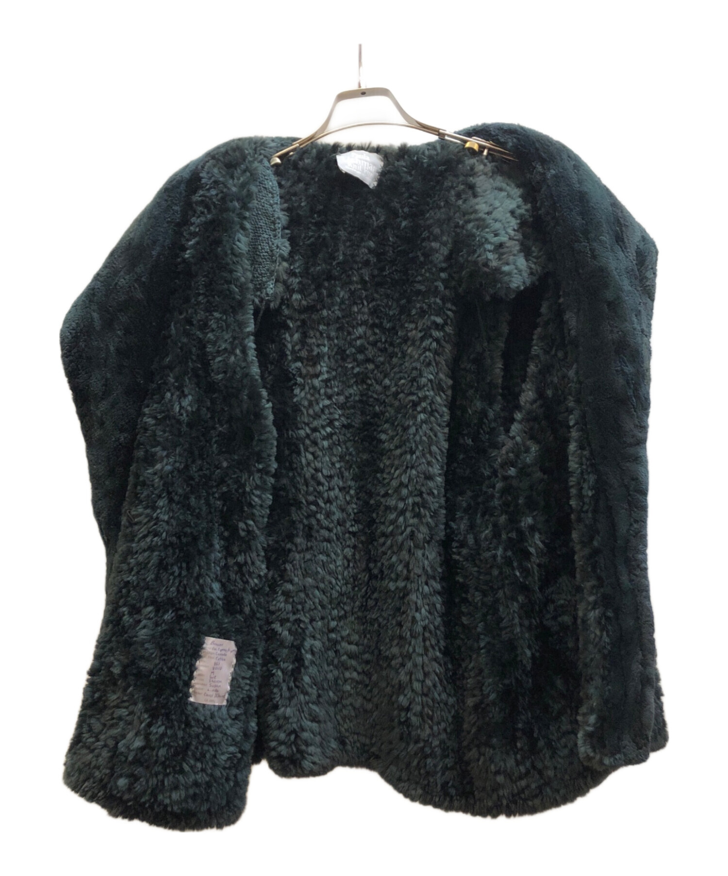 Paula Lishman ビーバー毛皮ジャケット 紺 サイズM*MD829 中古・古着通販】paula lishman (ポーラリシュマン) Beaverジャケット