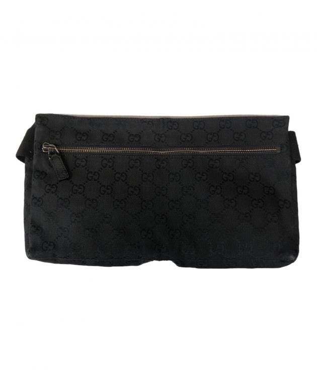 中古・古着通販】GUCCI (グッチ) ウエストポーチ/28566 ブラック