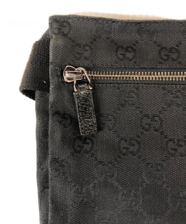 中古・古着通販】GUCCI (グッチ) ウエストポーチ/28566 ブラック