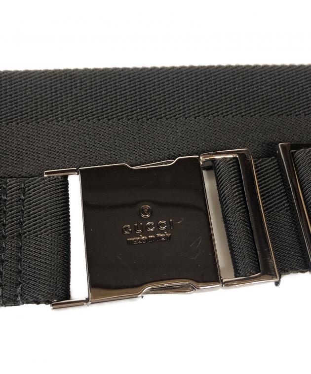 中古・古着通販】GUCCI (グッチ) ウエストポーチ/28566 ブラック