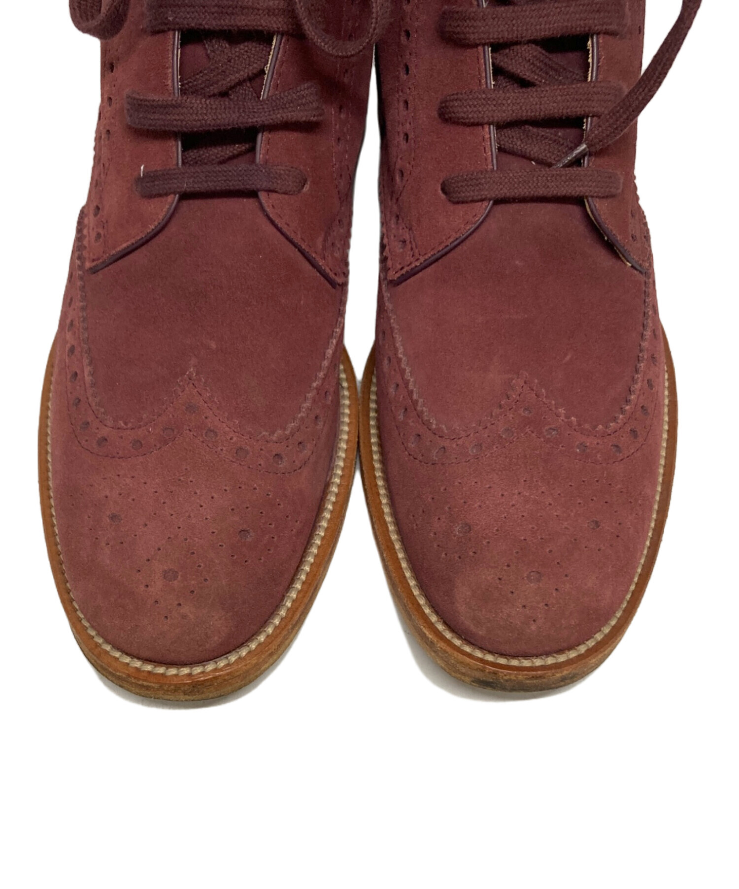 中古・古着通販】TOD'S (トッズ) ウィングチップスウェードブーツ