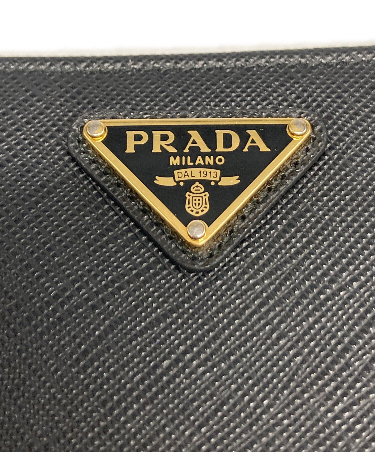 中古・古着通販】PRADA (プラダ) サフィアーノトライアングル財布
