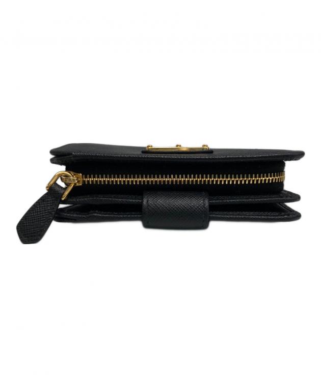 中古・古着通販】PRADA (プラダ) サフィアーノトライアングル財布