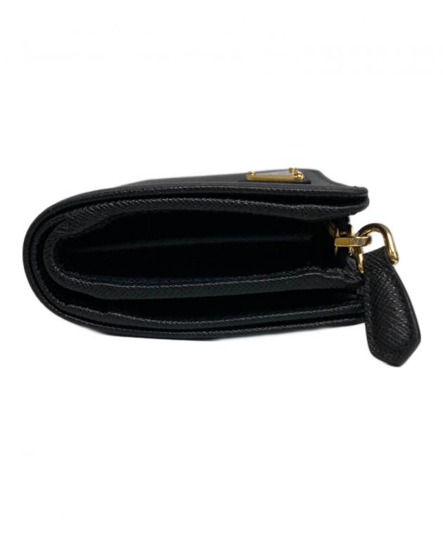 中古・古着通販】PRADA (プラダ) サフィアーノトライアングル財布