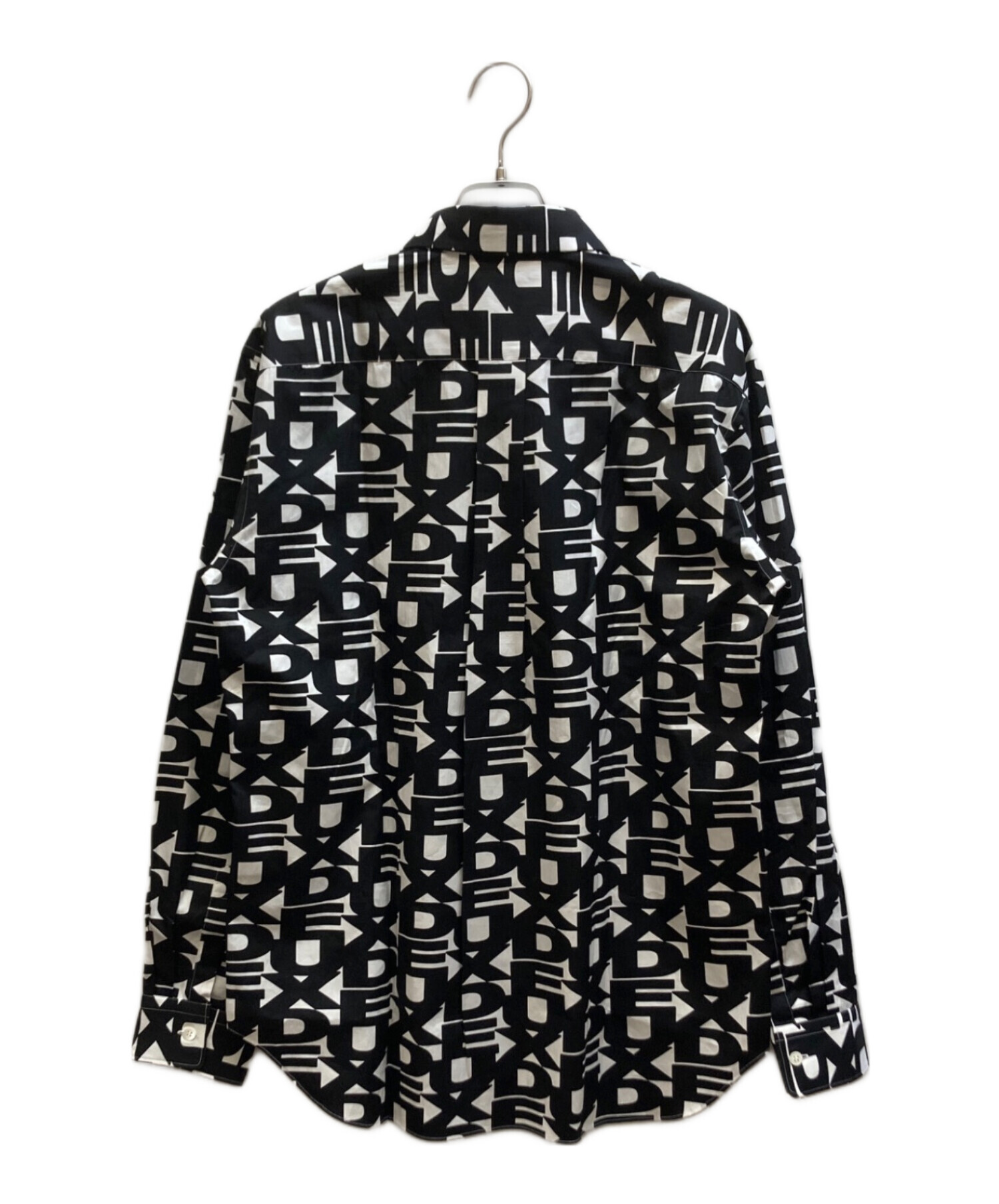 古着　コムデギャルソン・オム・ドゥ　シャツ　長袖　M 数字　黒文字. 中古・古着通販】COMME des GARCONS HOMME DEUX (コムデギャルソン