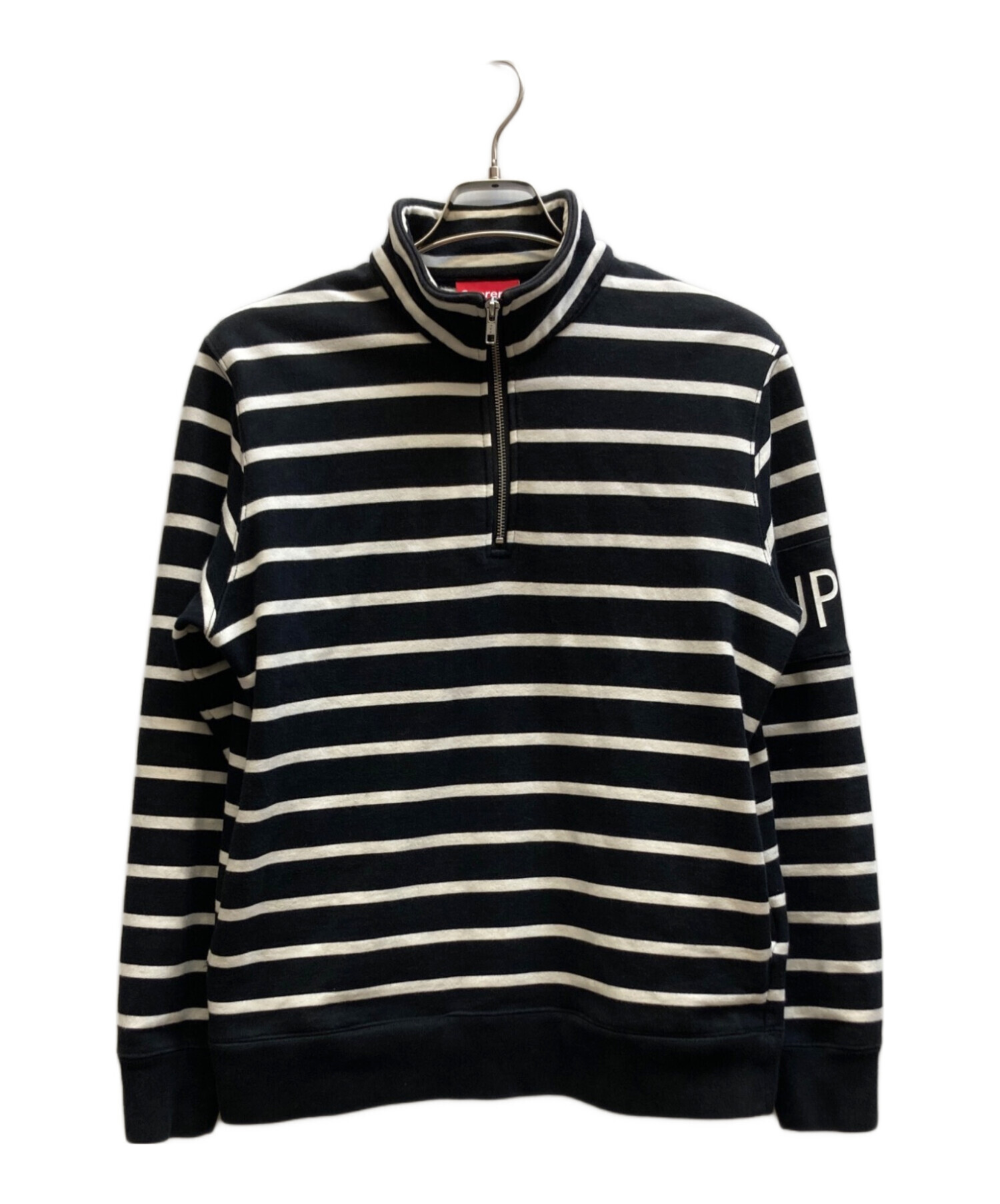 中古・古着通販】SUPREME (シュプリーム) Stripped Half Zip Sweat 