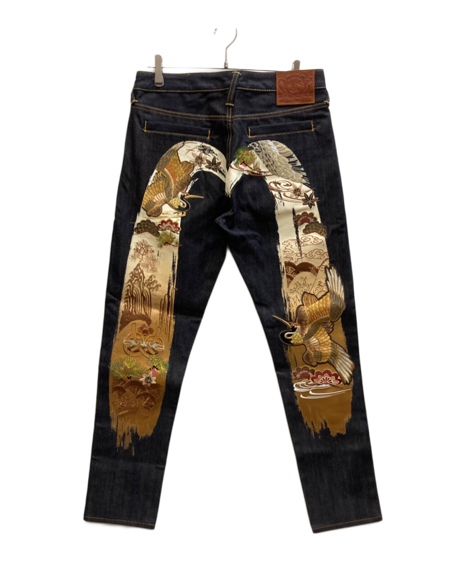 中古・古着通販】EVISU (エヴィス) 鶴の恩返し 大黒刺繡プリント 中古・古着通販】EVISU (エヴィス) 鶴の恩返し 大黒刺繡プリント