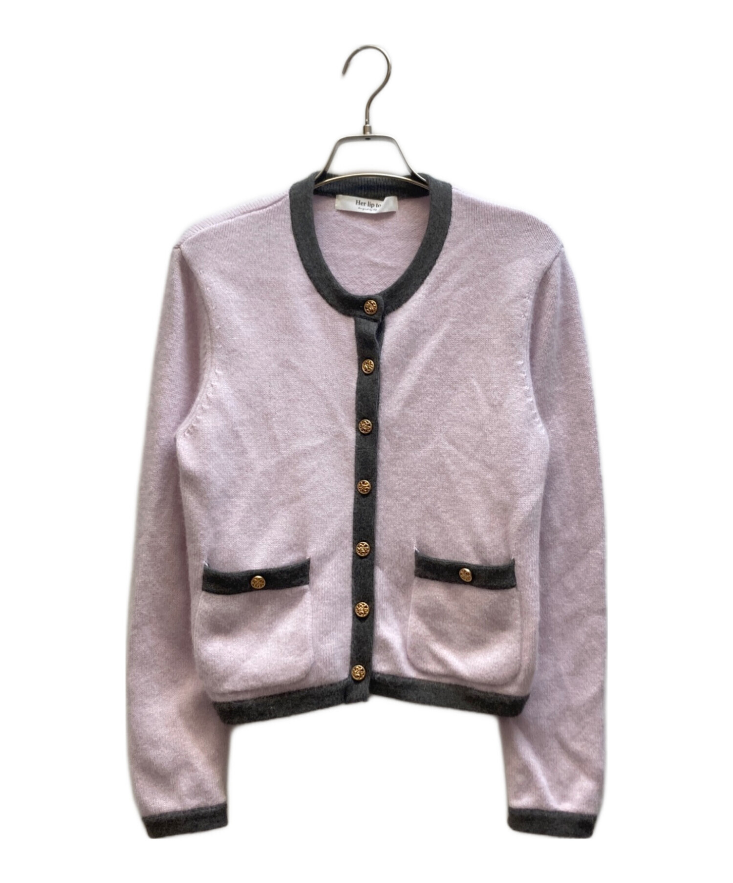 トップス herlipto Annelise Knit Cardigan 中古・古着通販】Her lip to (ハーリップトゥ) Annelise Knit Cardigan