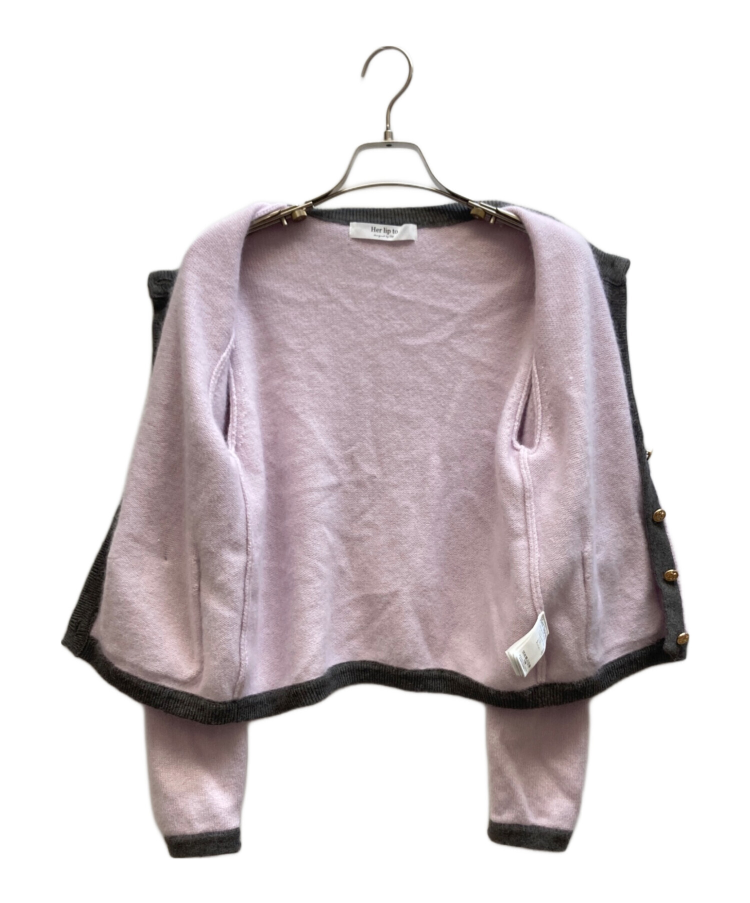中古・古着通販】Her lip to (ハーリップトゥ) Annelise Knit Cardigan
