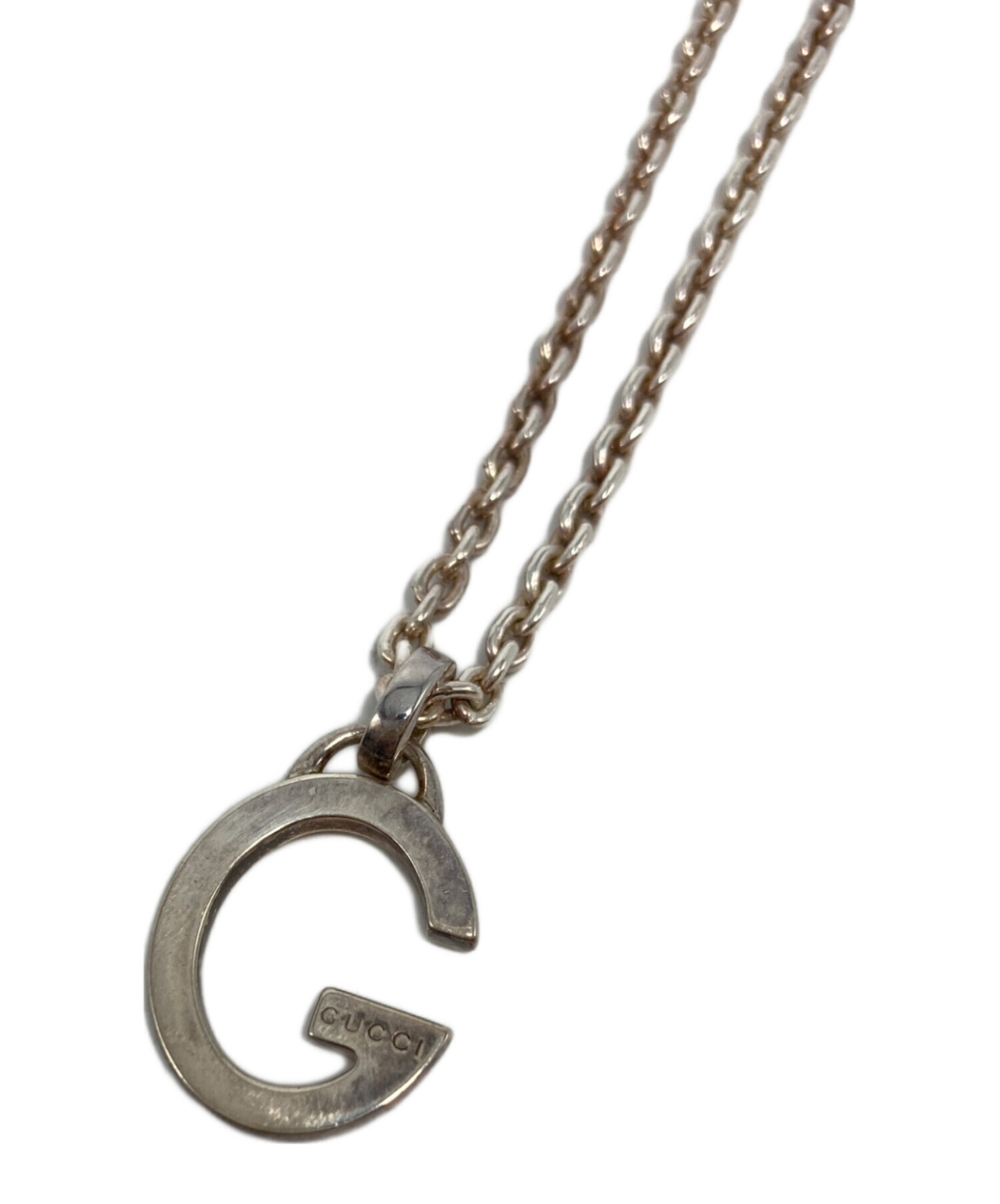 中古・古着通販】GUCCI (グッチ) Gマーク ペンダント/233936 シルバー
