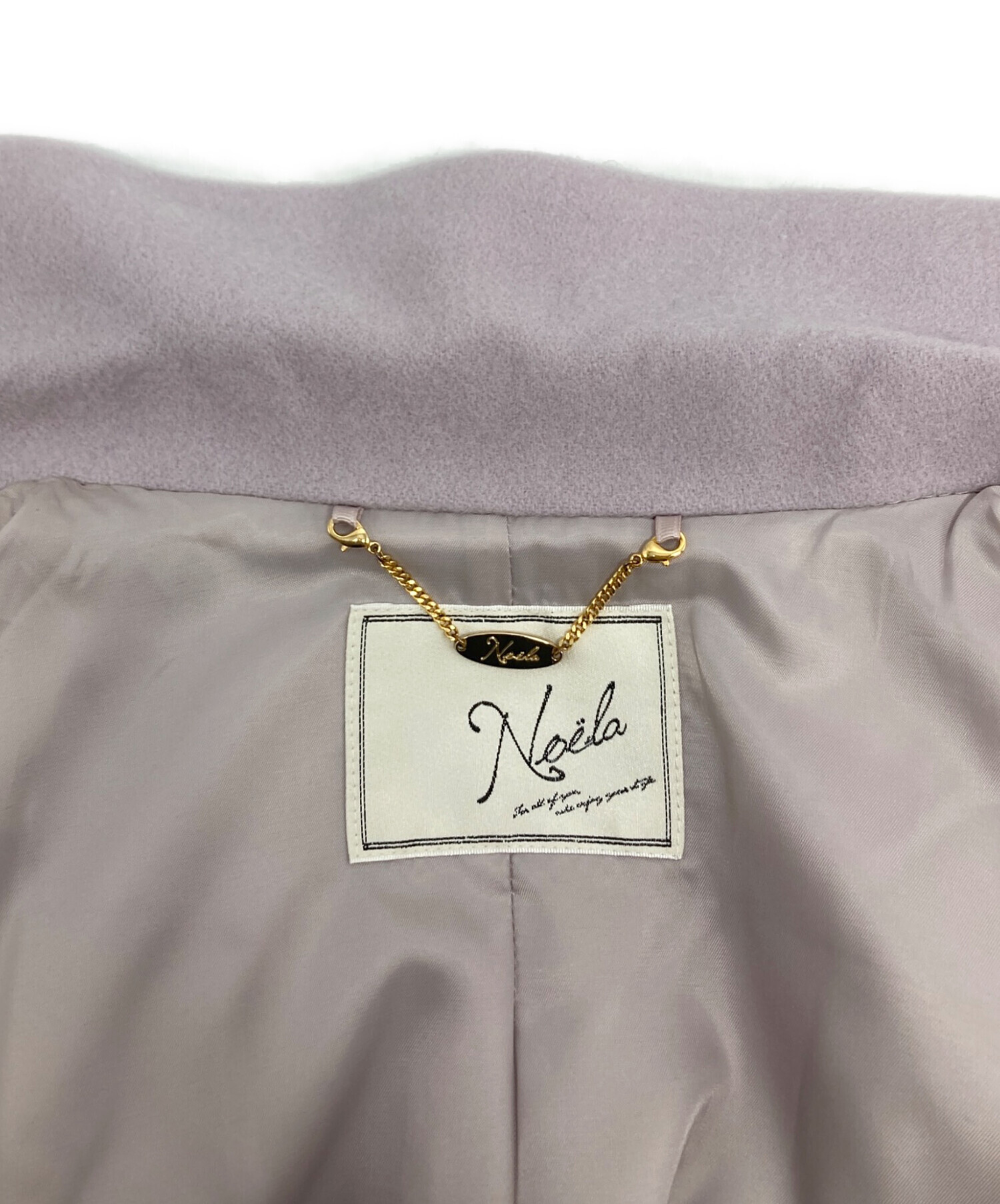 中古・古着通販】Noela (ノエラ) カラーバックプリーツウールトレンチ 