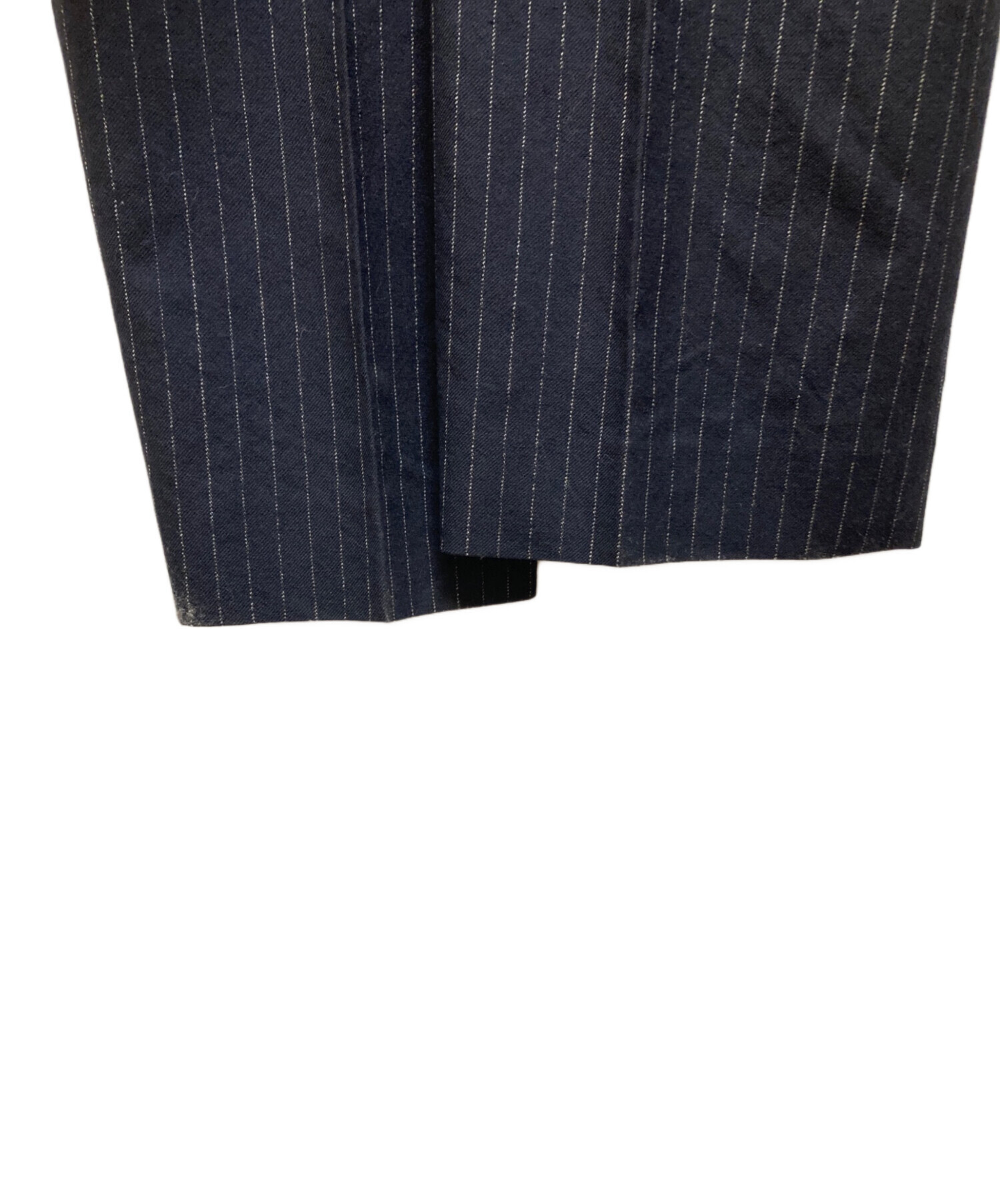 中古・古着通販】CELINE (セリーヌ) ウールギャバジンストライプパンツ