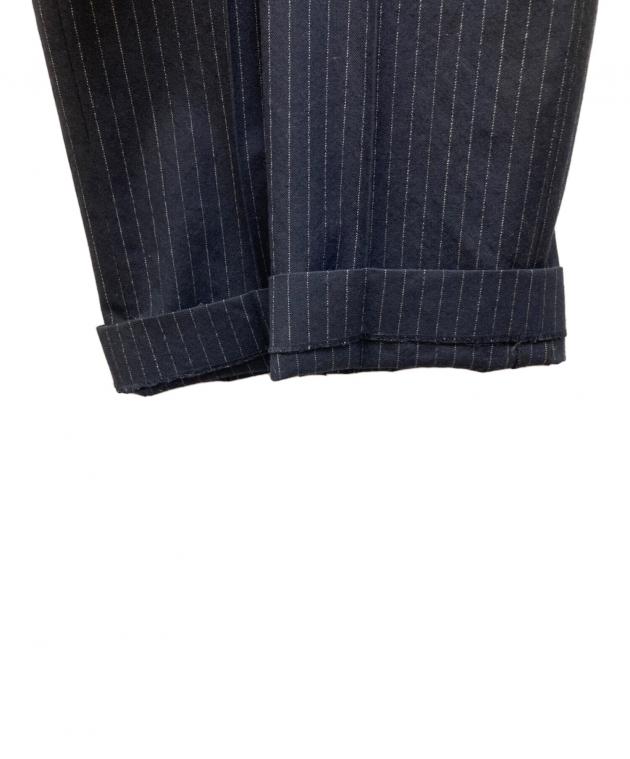 中古・古着通販】CELINE (セリーヌ) ウールギャバジンストライプパンツ