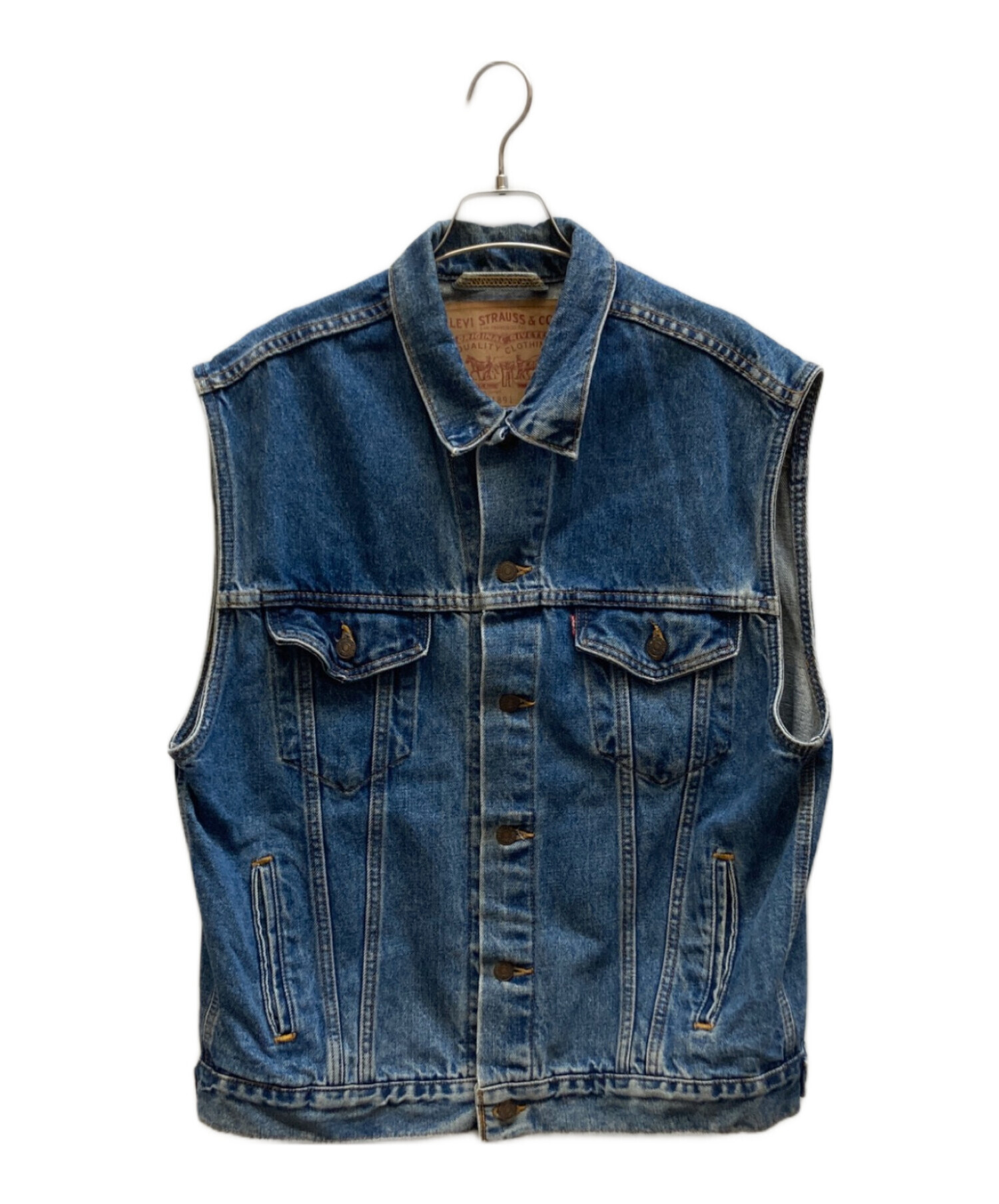 中古・古着通販】LEVI'S (リーバイス) 90'sデニムベスト/70595-4891