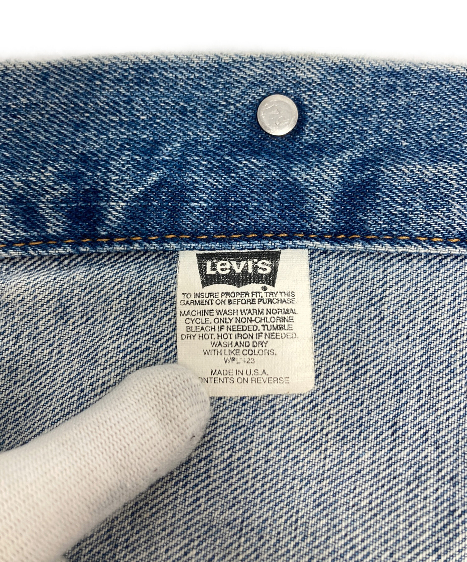 中古・古着通販】LEVI'S (リーバイス) 90'sデニムベスト/70595-4891