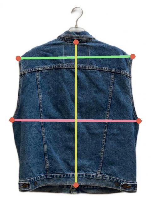 中古・古着通販】LEVI'S (リーバイス) 90'sデニムベスト/70595-4891
