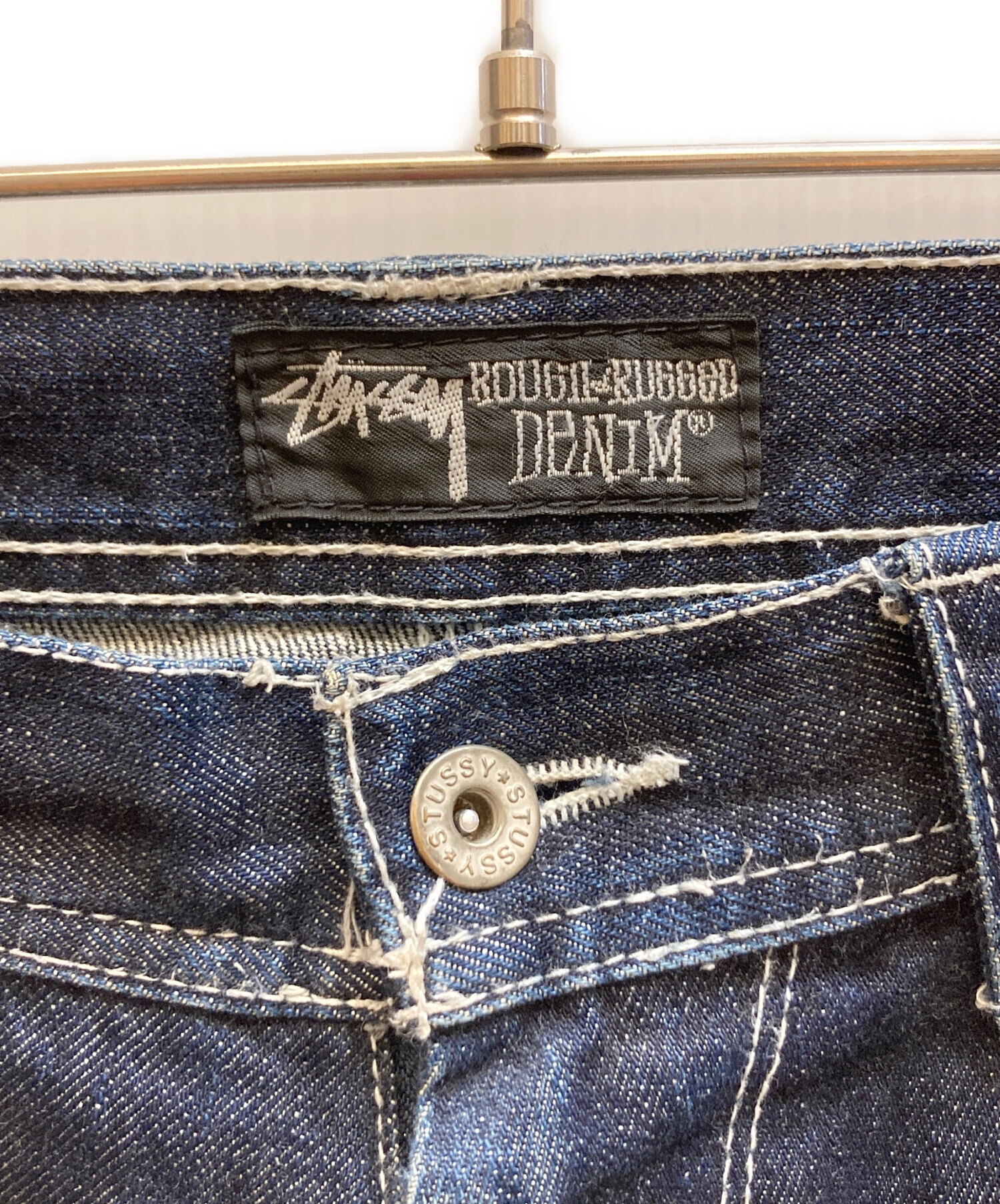 中古・古着通販】stussy (ステューシー) デニムペインターパンツ 