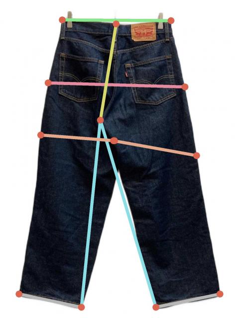 中古・古着通販】LEVI'S (リーバイス) 578デニムバギーパンツ/A4750