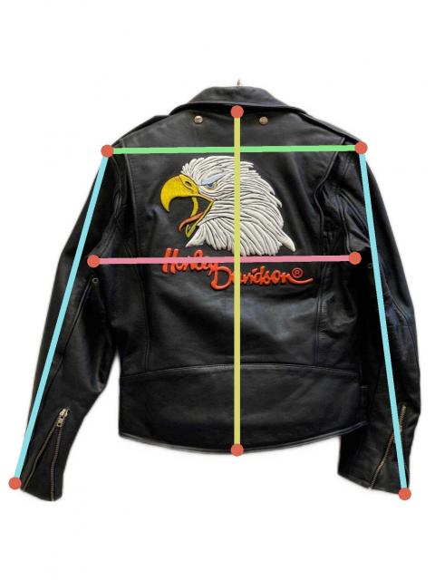 中古・古着通販】HARLEY-DAVIDSON (ハーレーダビッドソン) ダブル