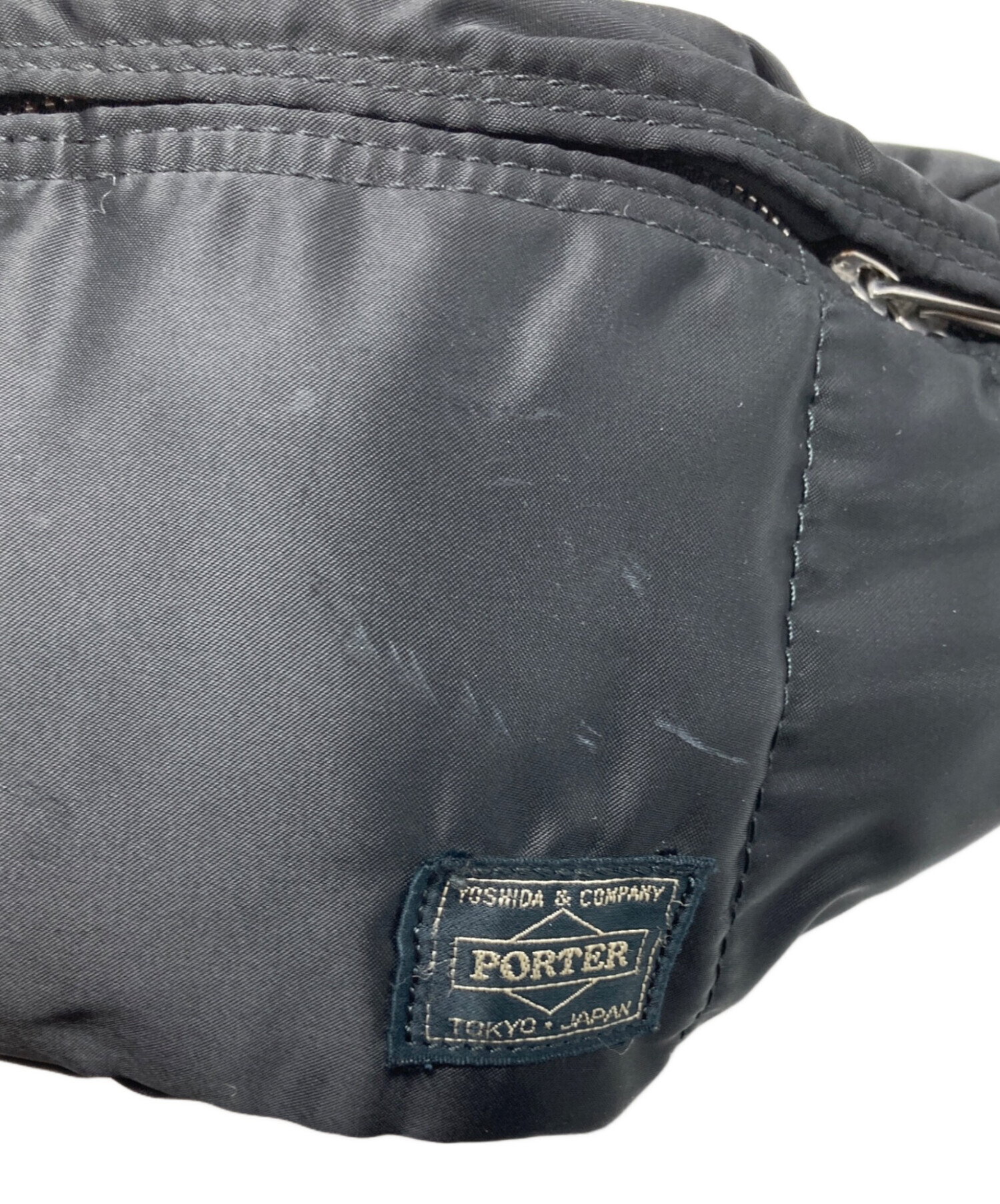 中古・古着通販】PORTER (ポーター) タンカーウエストバッグ ブラック