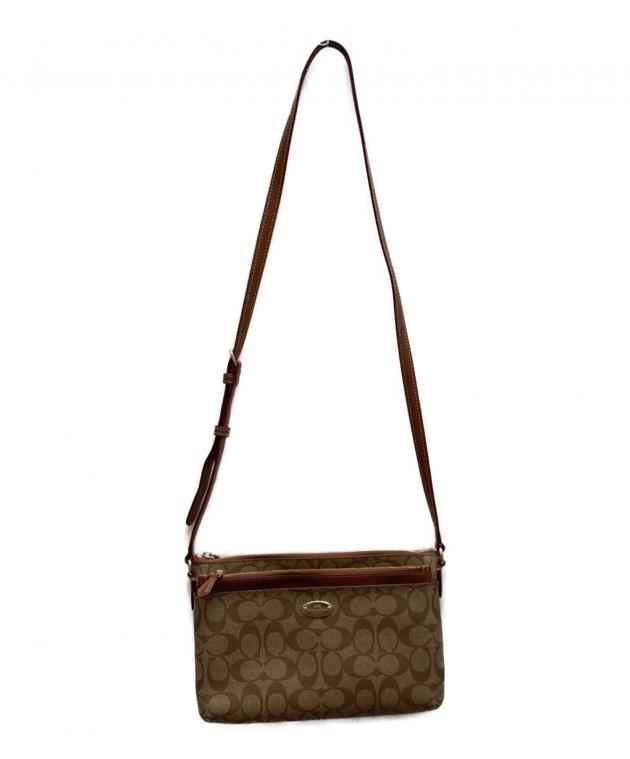 中古・古着通販】COACH (コーチ) シグネチャーショルダーバッグ/F52657