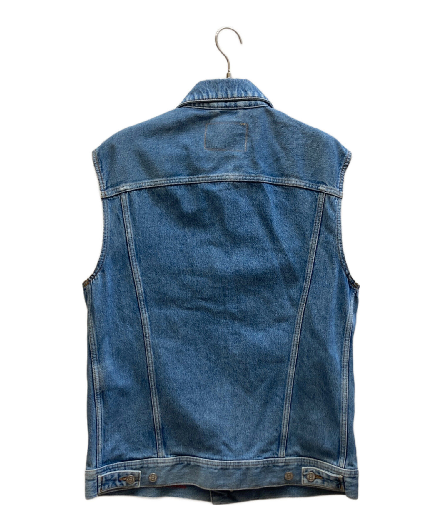DIESEL ディーゼル ベスト XS 青 【古着】【中古】【送料無料】 DIESEL - DIESEL ディーゼル ベスト XS 青 【古着】【中古】【送料無料