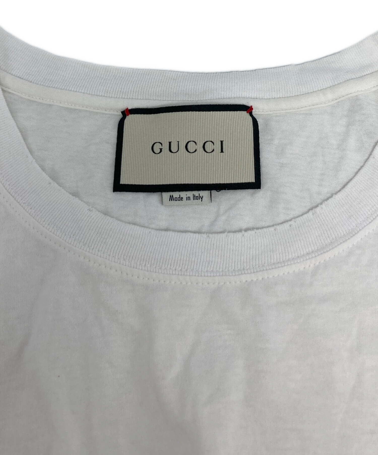 中古・古着通販】GUCCI (グッチ) ロゴ ウォッシュドTシャツ/440103