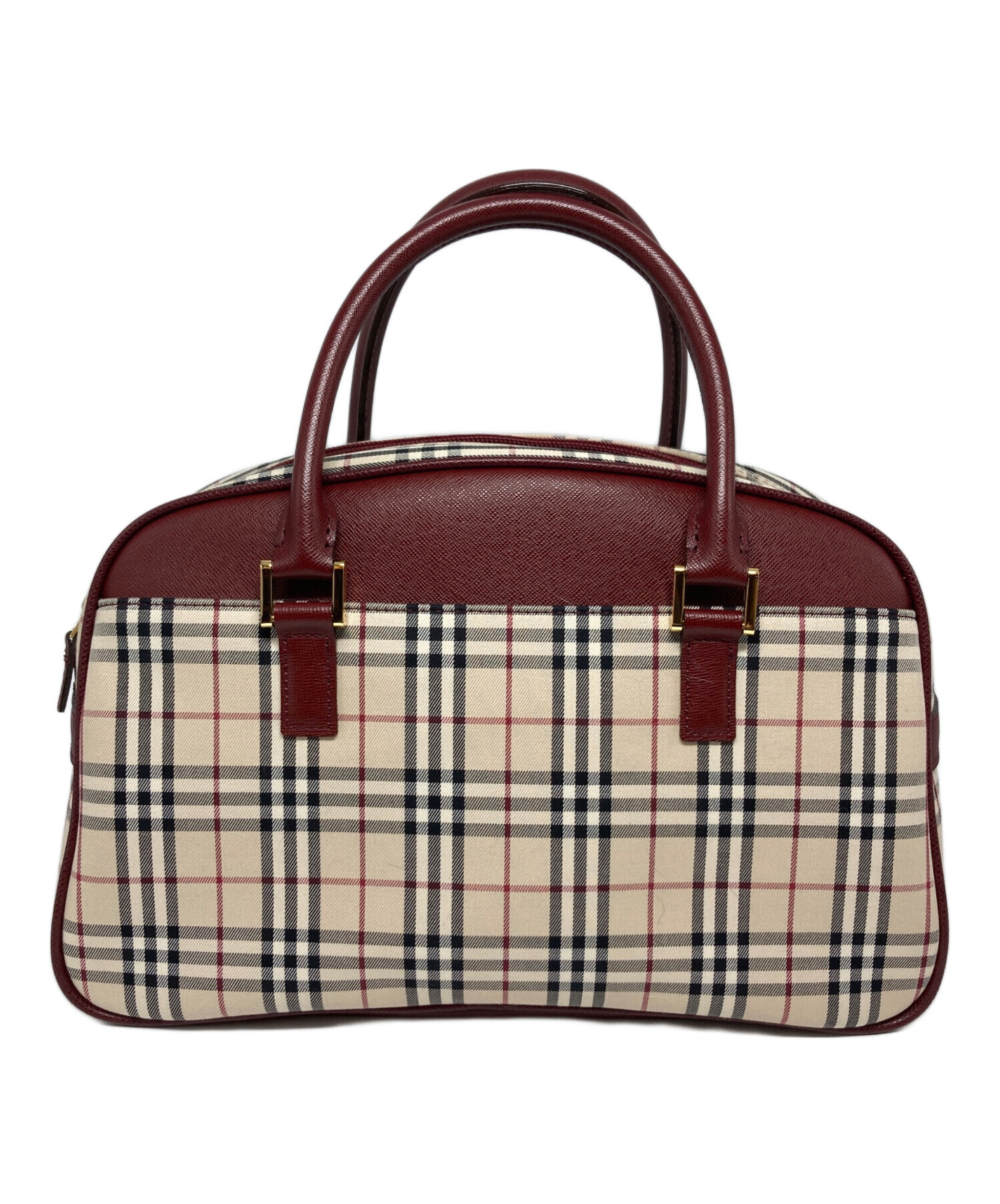 中古・古着通販】BURBERRY (バーバリー) ノバチェックハンドバッグ