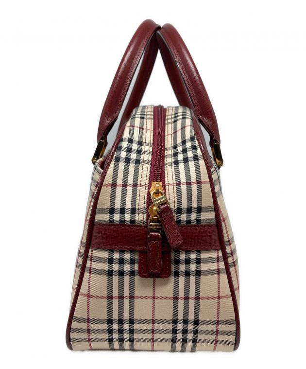 中古・古着通販】BURBERRY (バーバリー) ノバチェックハンドバッグ