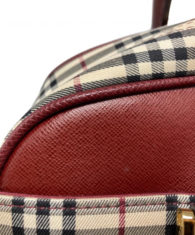 中古・古着通販】BURBERRY (バーバリー) ノバチェックハンドバッグ
