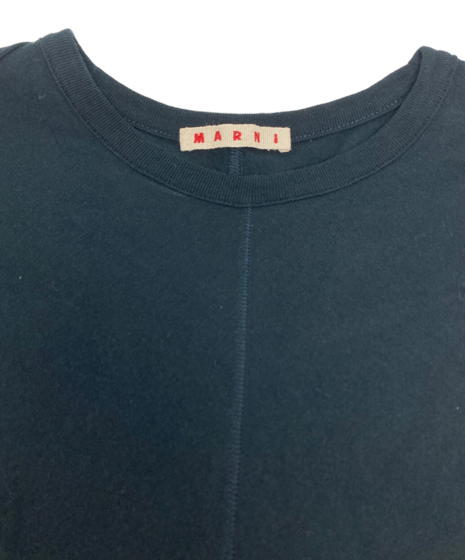 中古・古着通販】MARNI (マルニ) 変形カットソー ブラック サイズ:38 