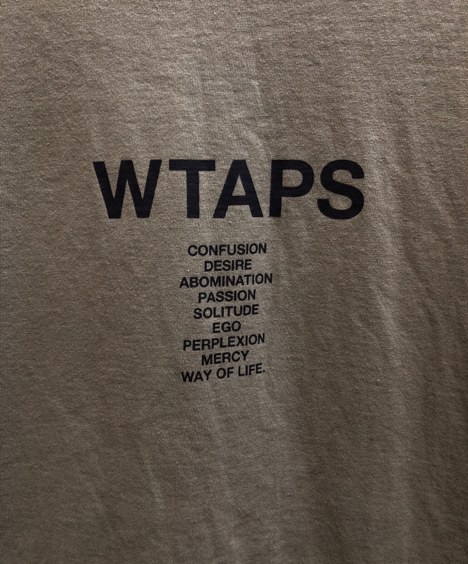 中古・古着通販】WTAPS (ダブルタップス) INGREDIENTS SPEC SS COTTON