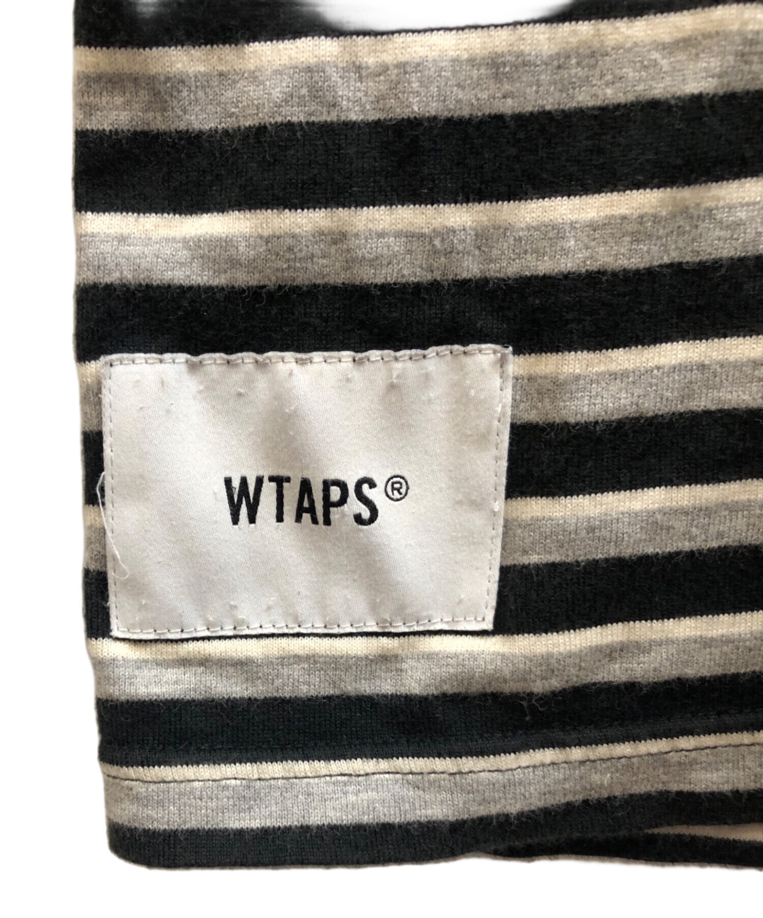 WTAPS ストライプ ポロシャツ サイズX 02 中古・古着通販】WTAPS (ダブルタップス) VASQUE ボーダーポロシャツ