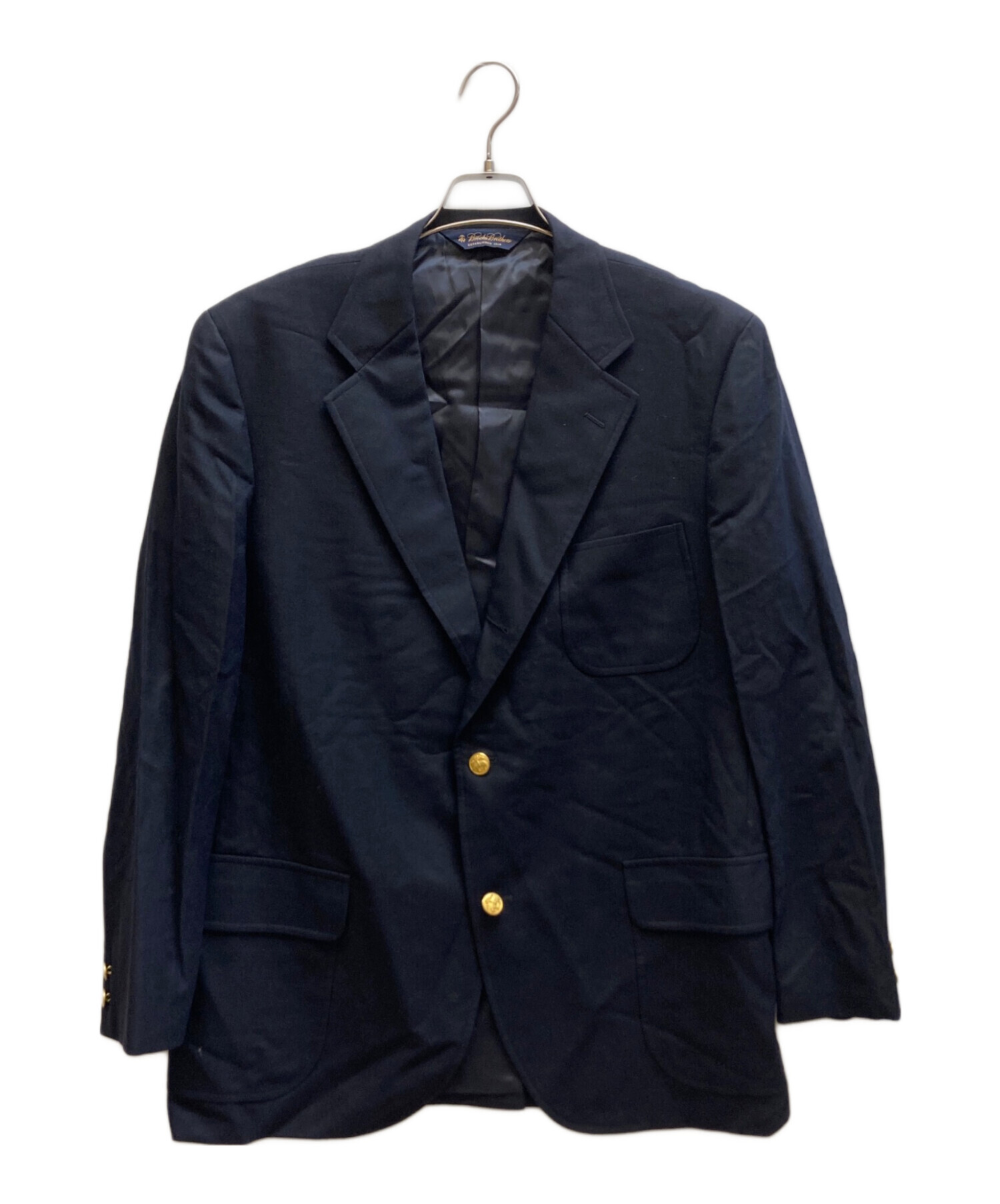中古・古着通販】BROOKS BROTHERS (ブルックスブラザーズ) 金釦紺ブレ