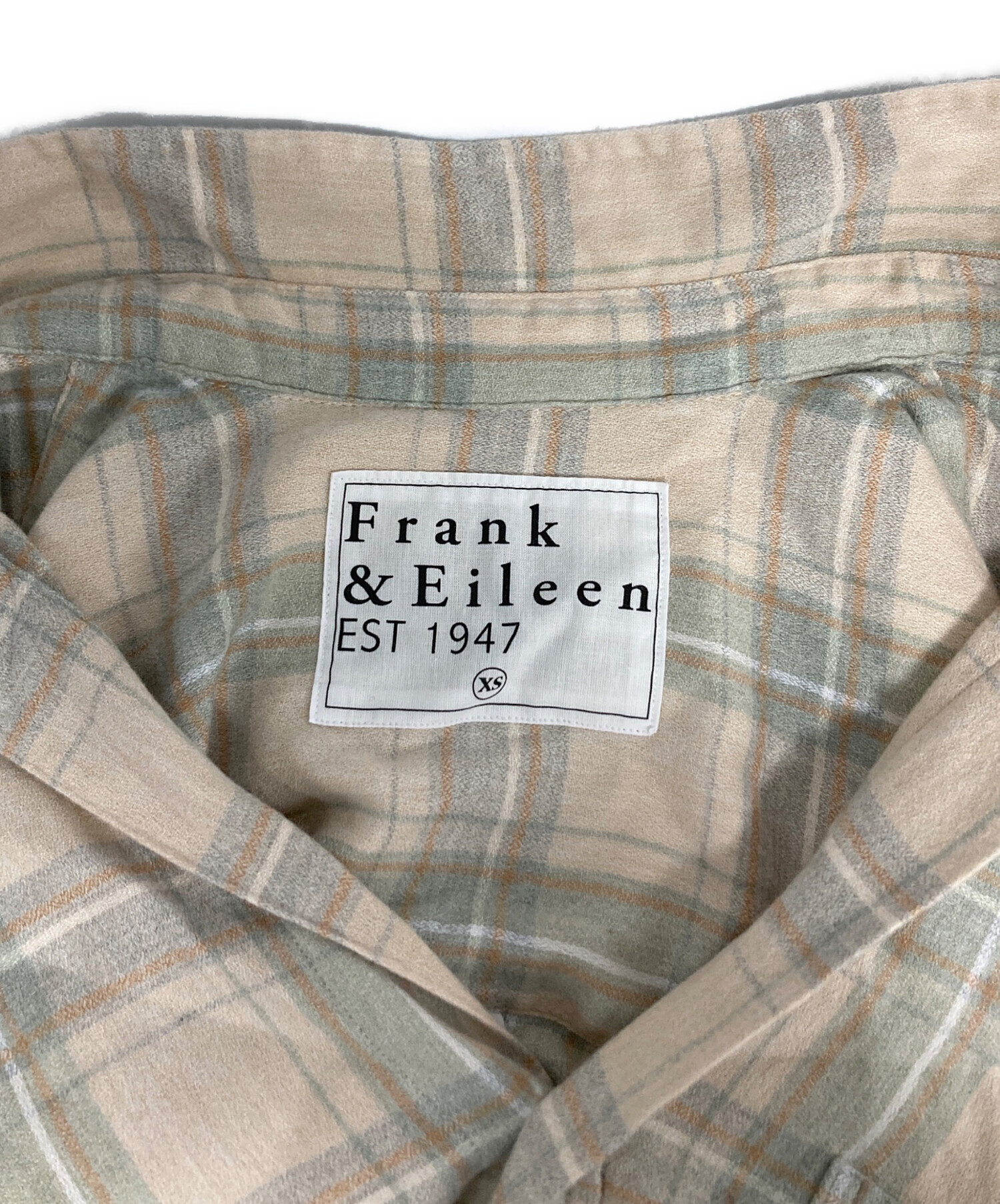 中古・古着通販】Frank&Eileen (フランクアンドアイリーン) チェック 