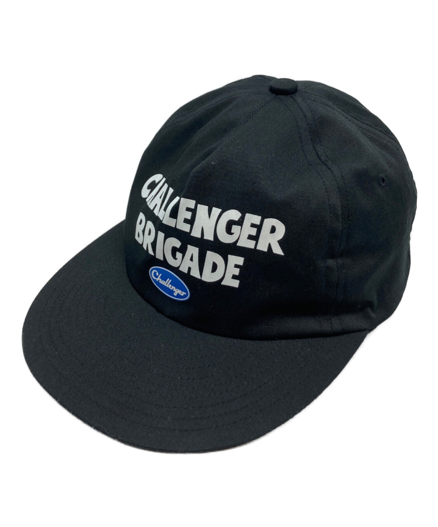 【美品】CHALLENGER チャレンジャー フィッシュロゴ ハット 黒 L 中古・古着通販】CHALLENGER (チャレンジャー) キャップ ブラック