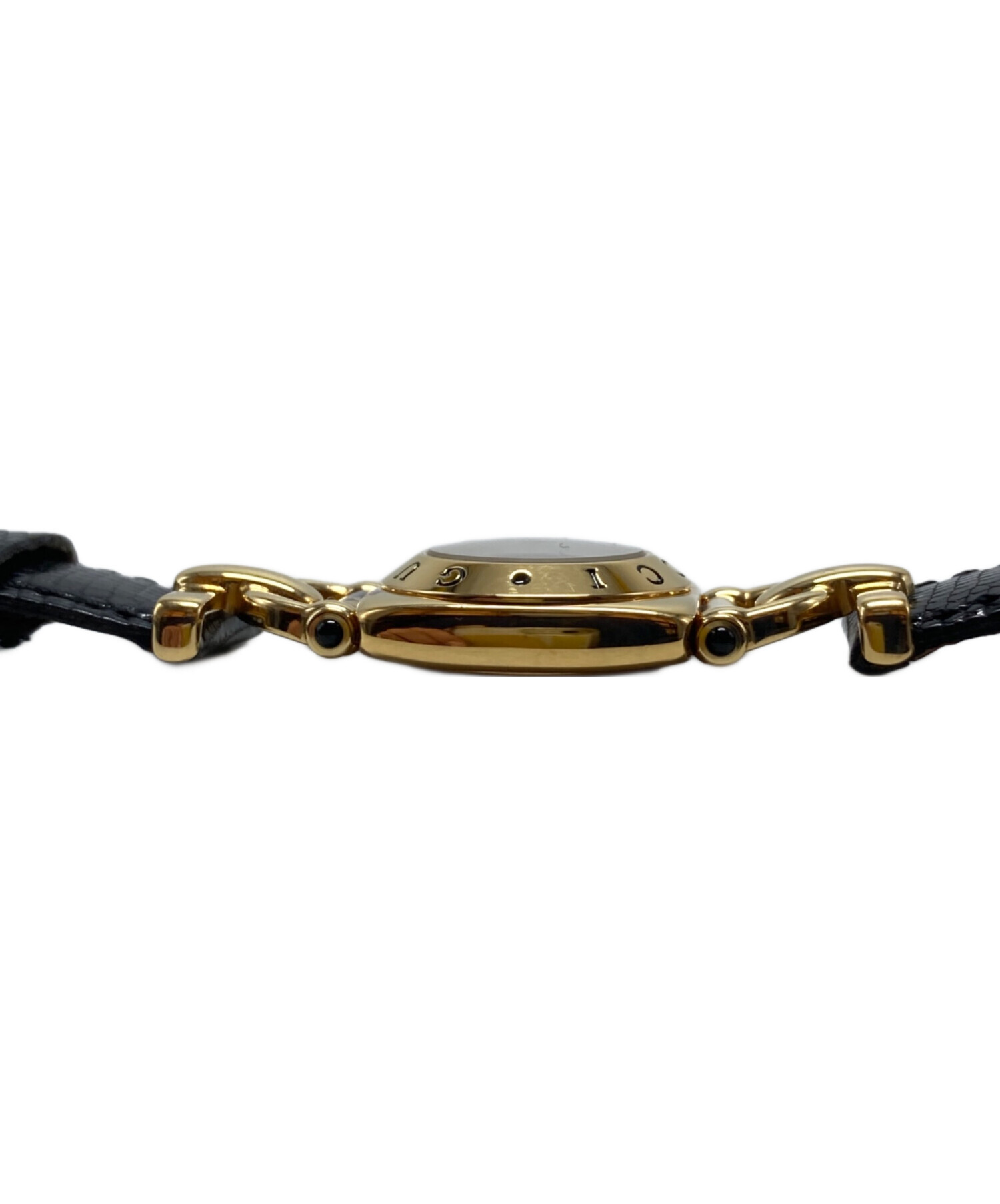 中古・古着通販】GUCCI (グッチ) ホースビットレザーベルト腕時計