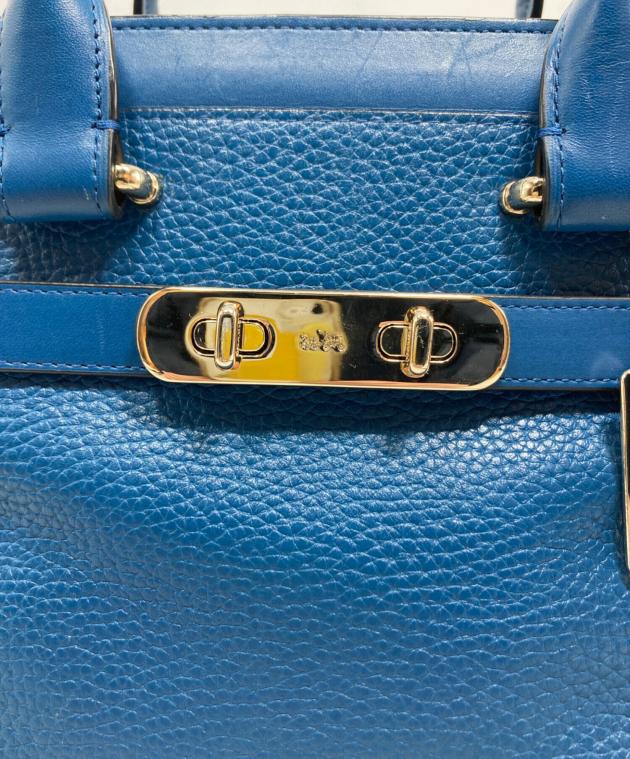中古・古着通販】COACH (コーチ) 2WAYショルダーバッグ/34816 ブルー