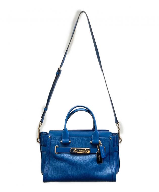 中古・古着通販】COACH (コーチ) 2WAYショルダーバッグ/34816 ブルー