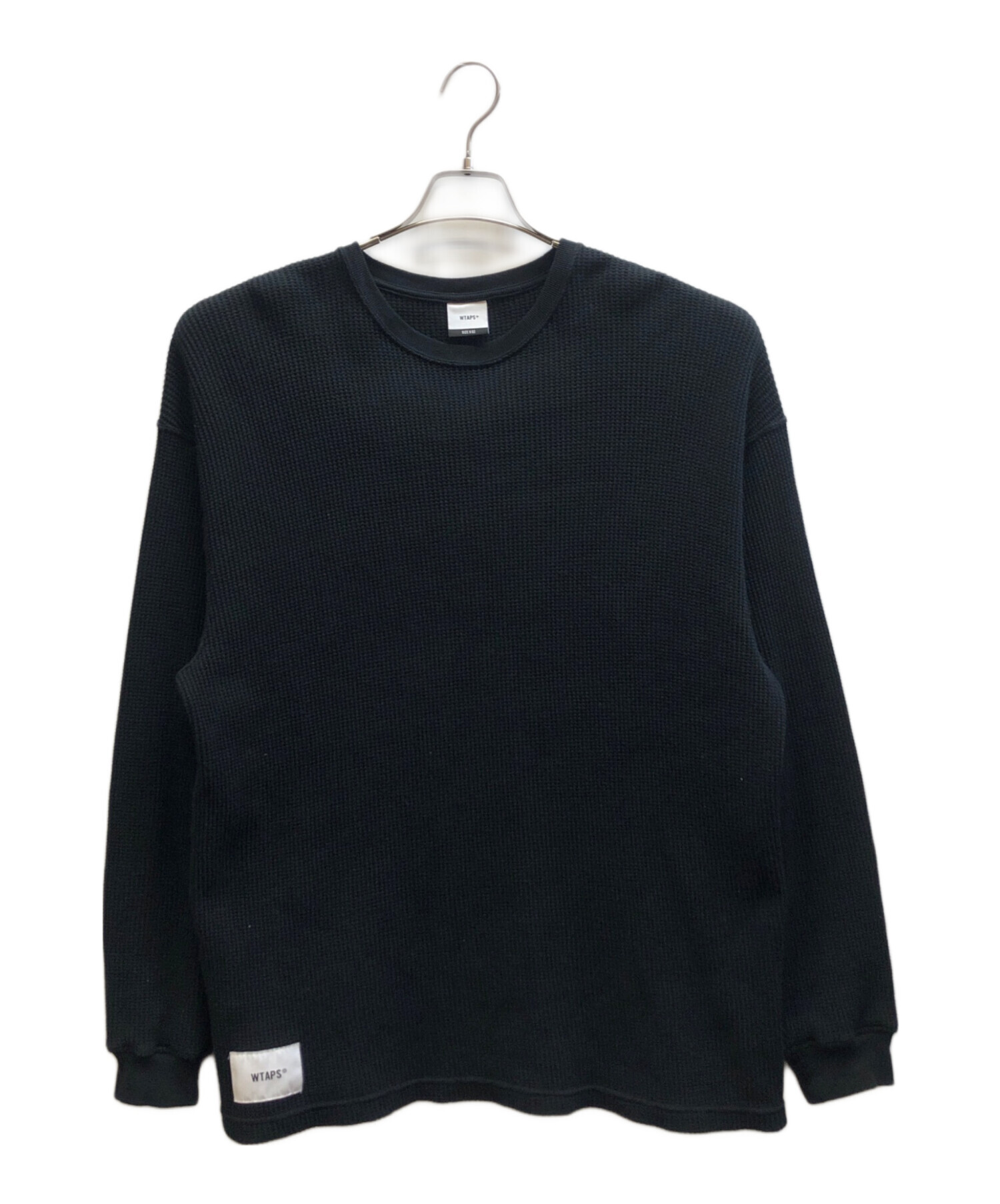 中古・古着通販】WTAPS (ダブルタップス) サーマルカットソー ブラック
