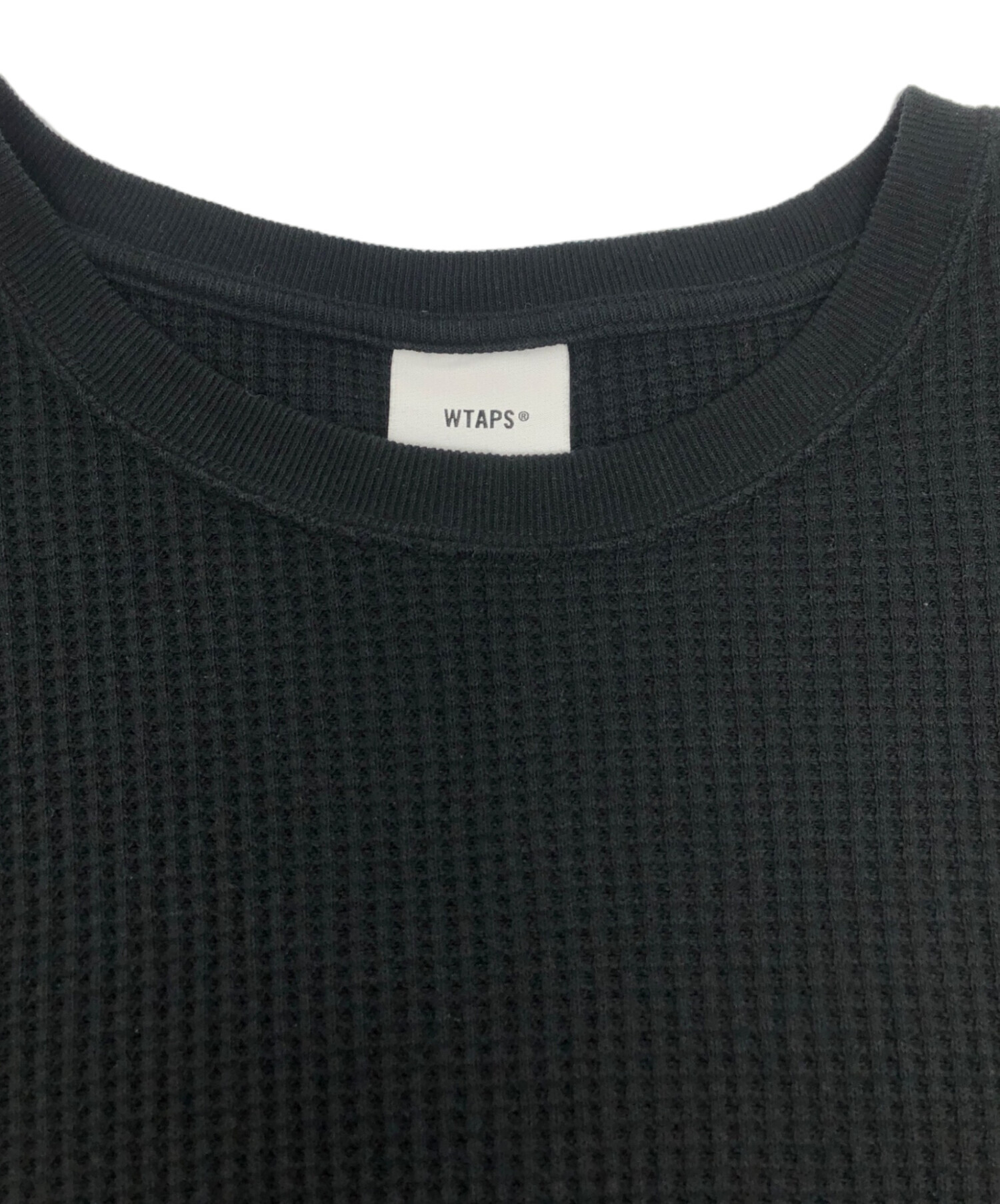 中古・古着通販】WTAPS (ダブルタップス) サーマルカットソー ブラック