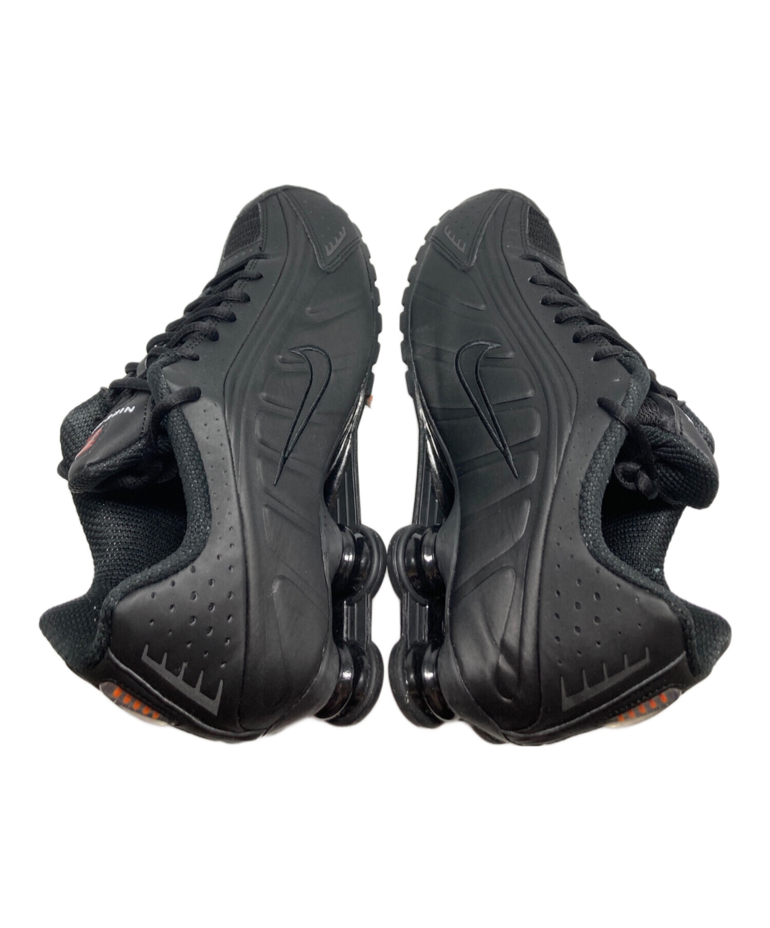 中古・古着通販】NIKE (ナイキ) SHOX R4 BLACK/BLACK-BLACK-MAX ORANGE 