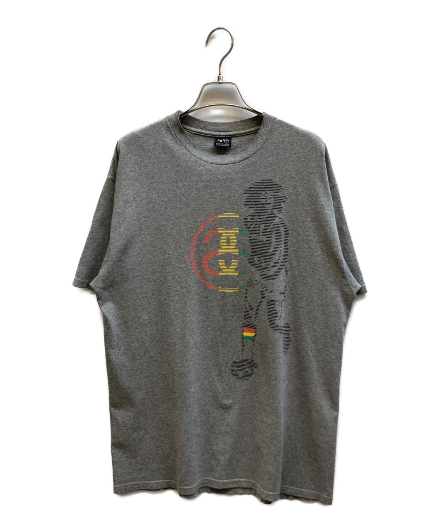 中古・古着通販】stussy (ステューシー) プリントTシャツ グレー