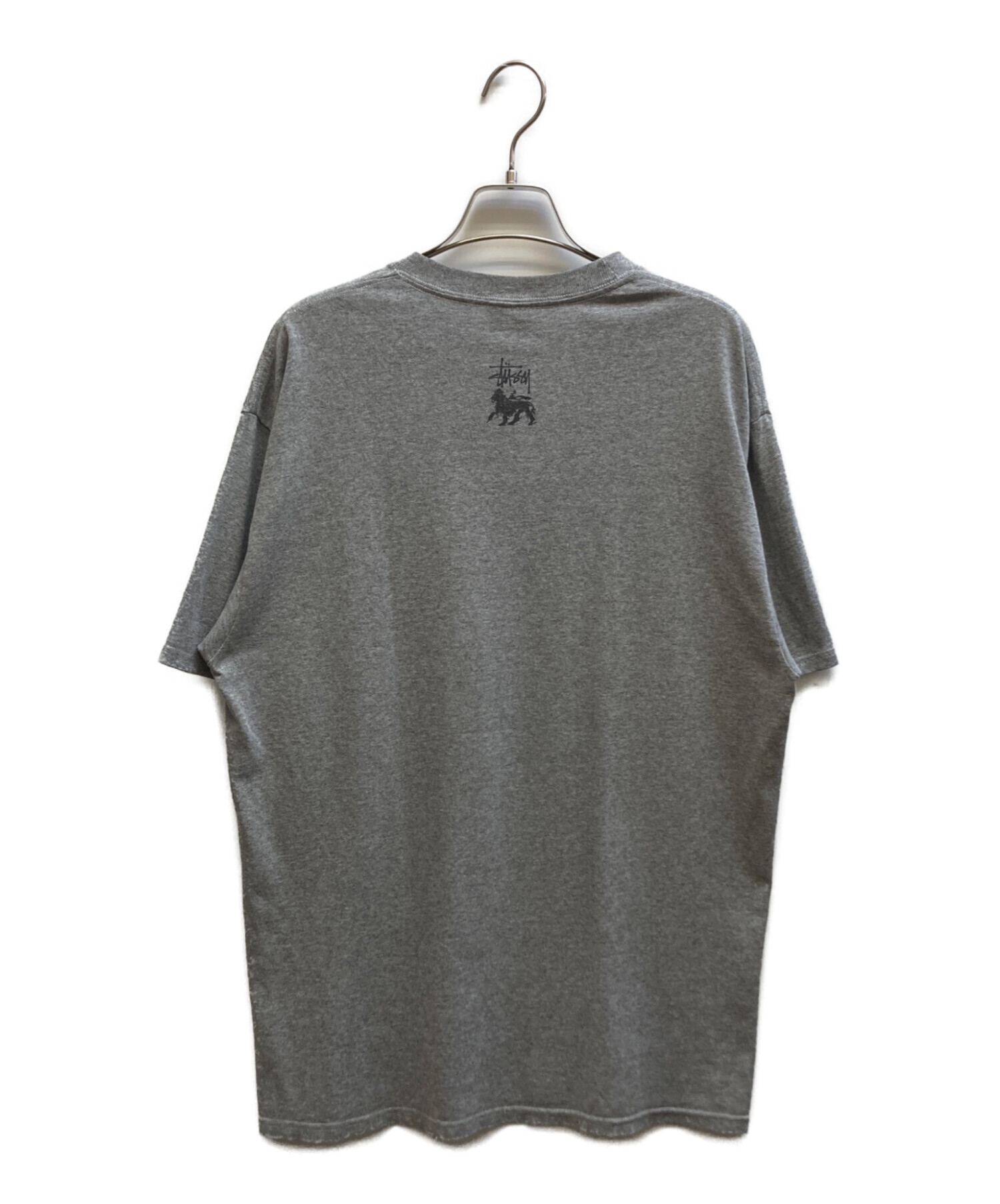 中古・古着通販】stussy (ステューシー) プリントTシャツ グレー