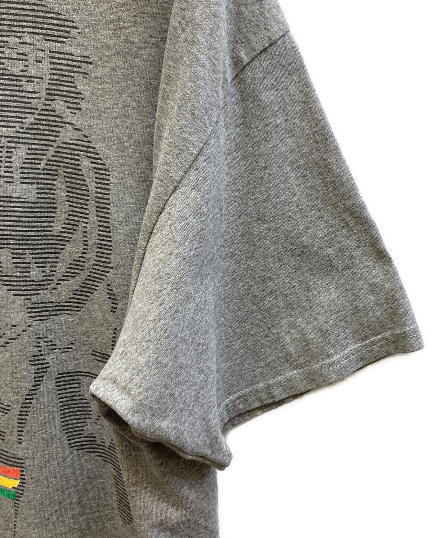 中古・古着通販】stussy (ステューシー) プリントTシャツ グレー