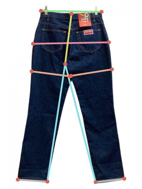 中古・古着通販】KENZO (ケンゾー) ASAGAO STRAIGHT JEANS