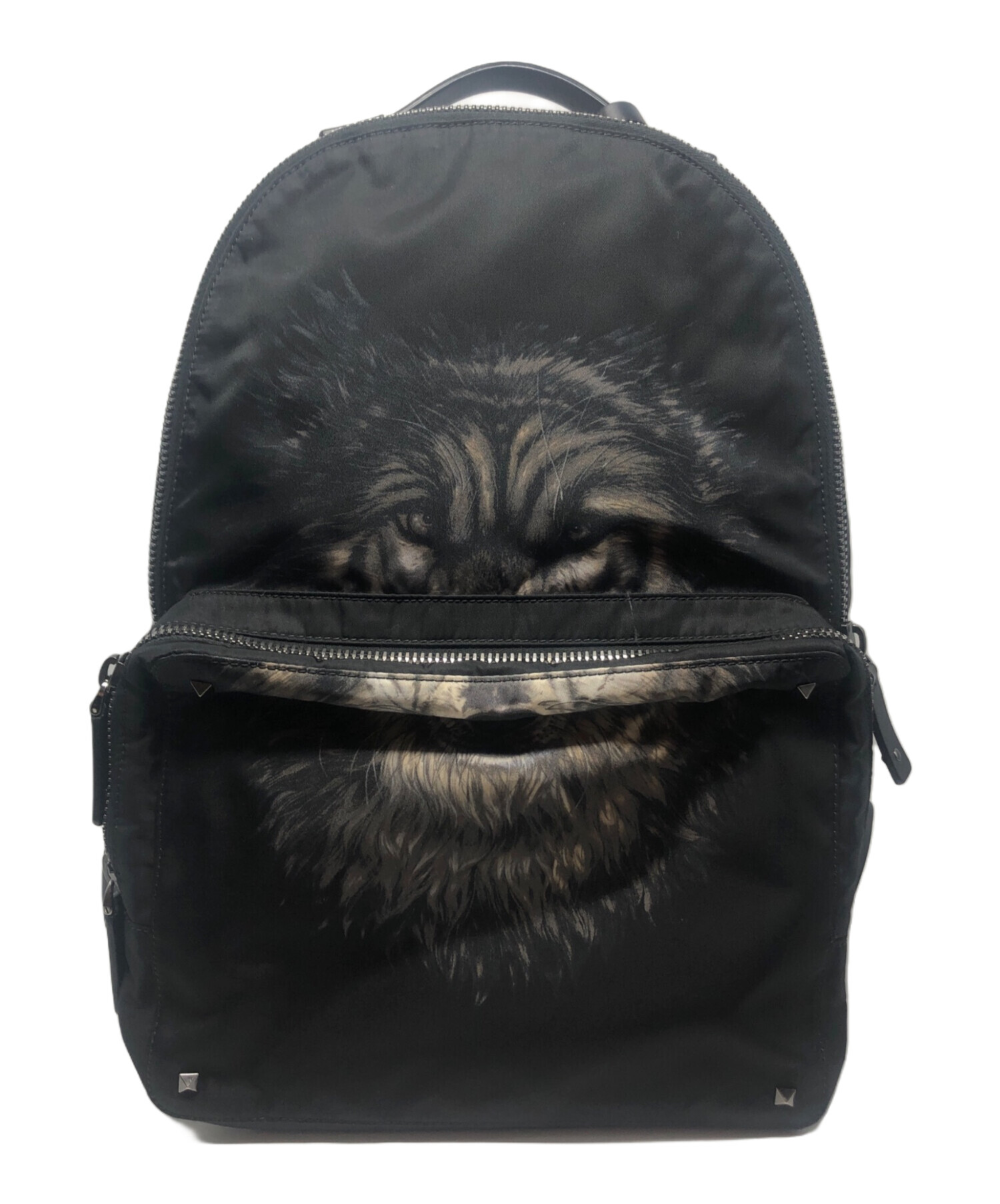 VALENTINO GARAVANI バックパック・リュック - 黒 【古着】【中古】 中古・古着通販】VALENTINO GARAVANI (ヴァレンティノ・ガラヴァーニ