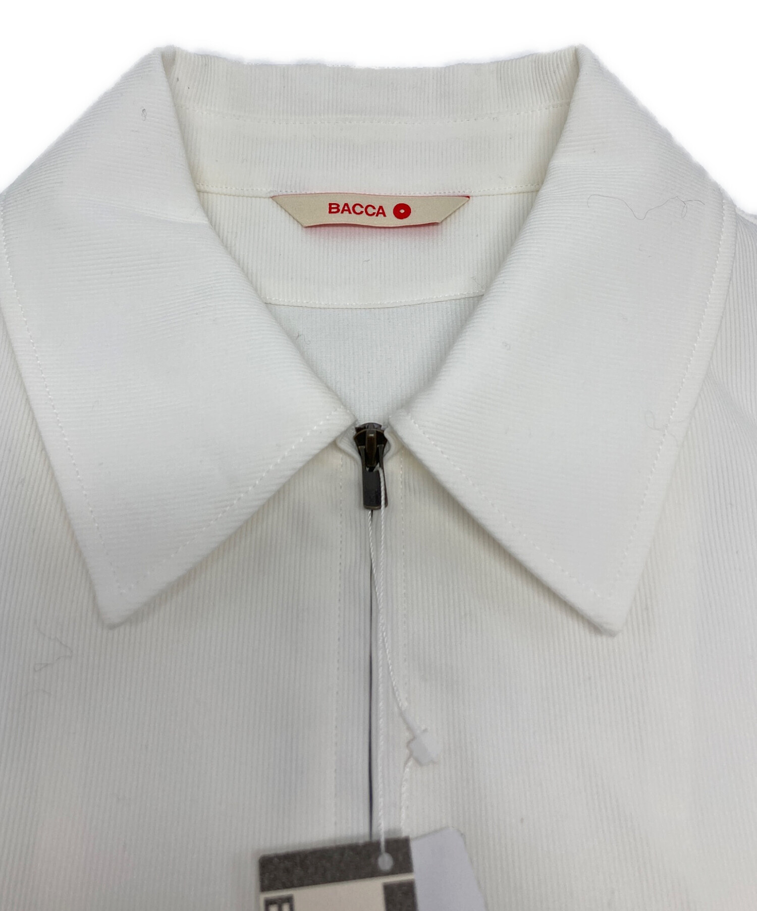 中古・古着通販】BACCA (バッカ) コットンピケ ジップアップブルゾン 